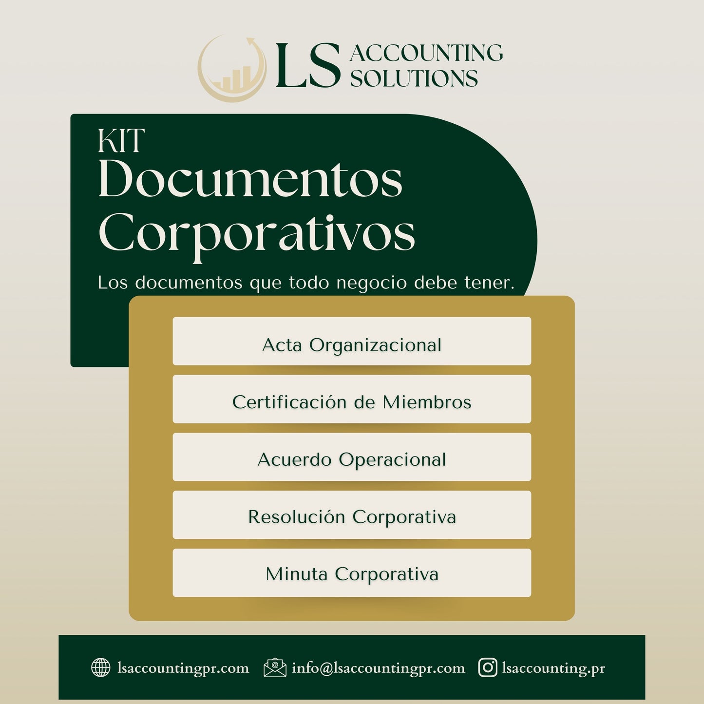 Kit: Documentos Corporativos